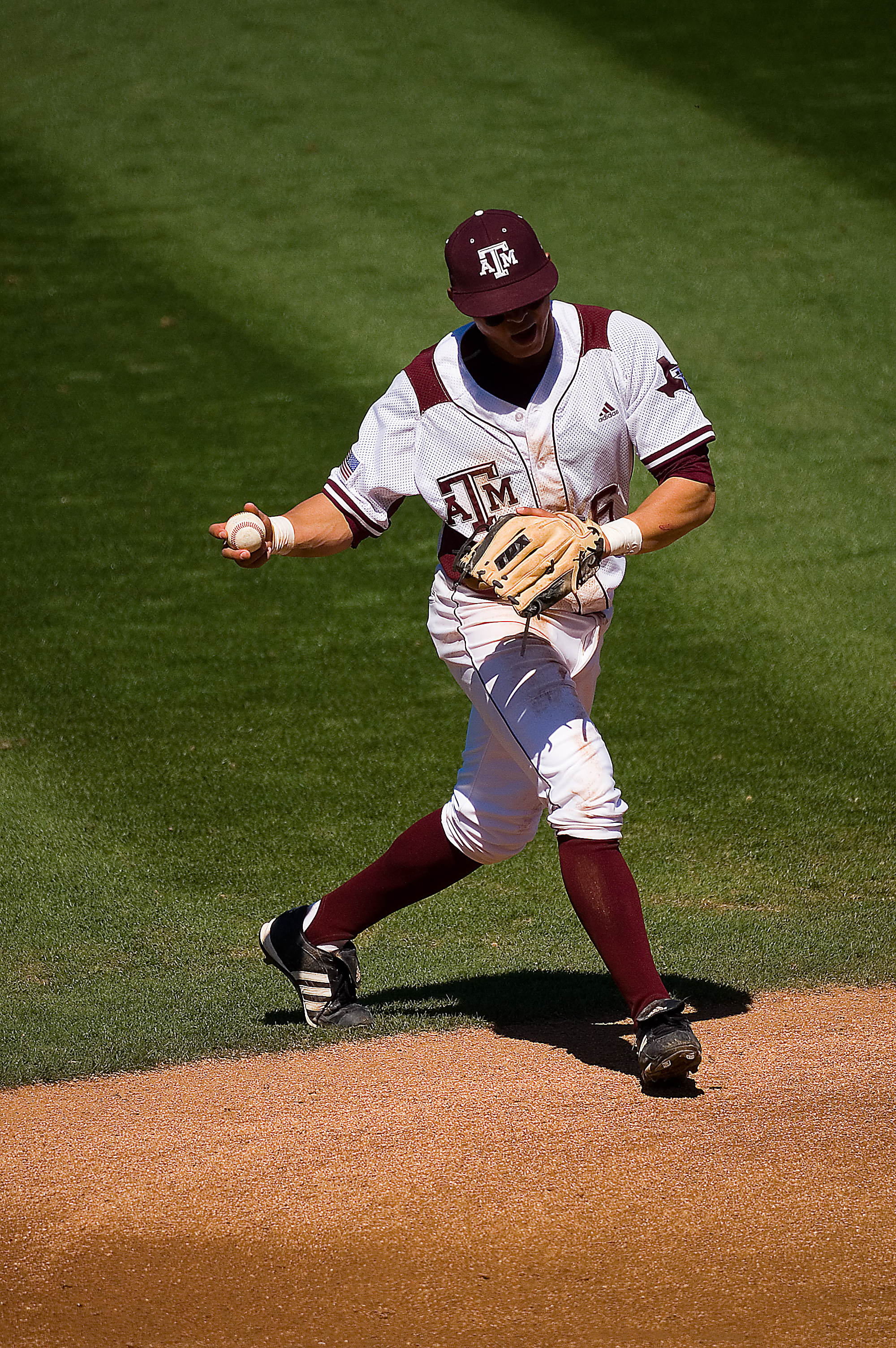 Aggie shortstop Jose Duran