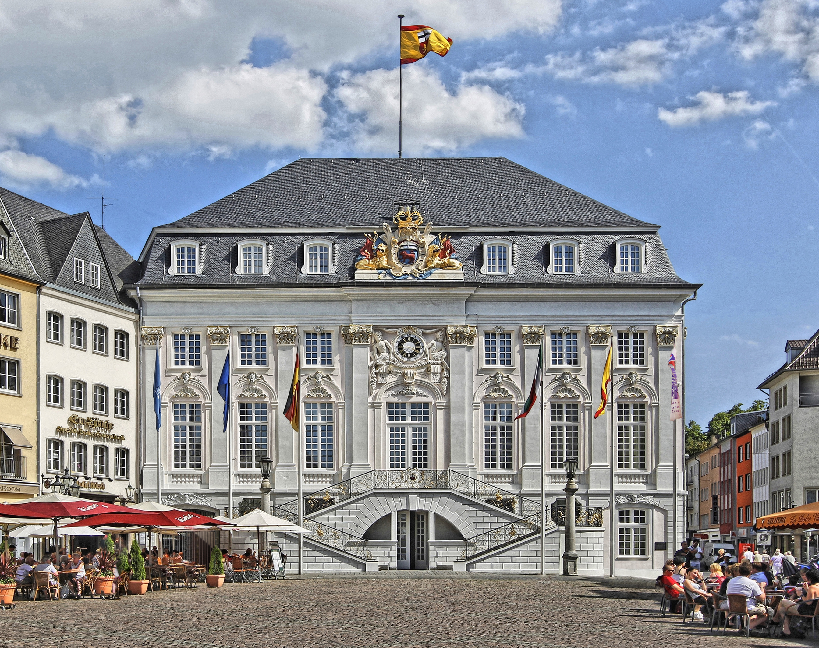 Bonn (Germany) - Old Town Hall at market place