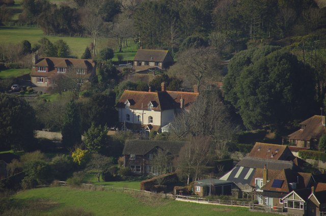 File:Burpham Village from Perry Hill - geograph.org.uk - 1277644.jpg