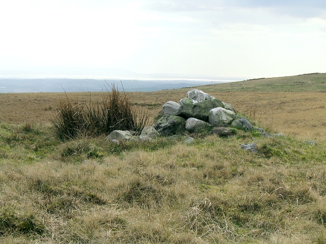 File:Cairn on common above Graig Fawr - geograph.org.uk - 153609.jpg