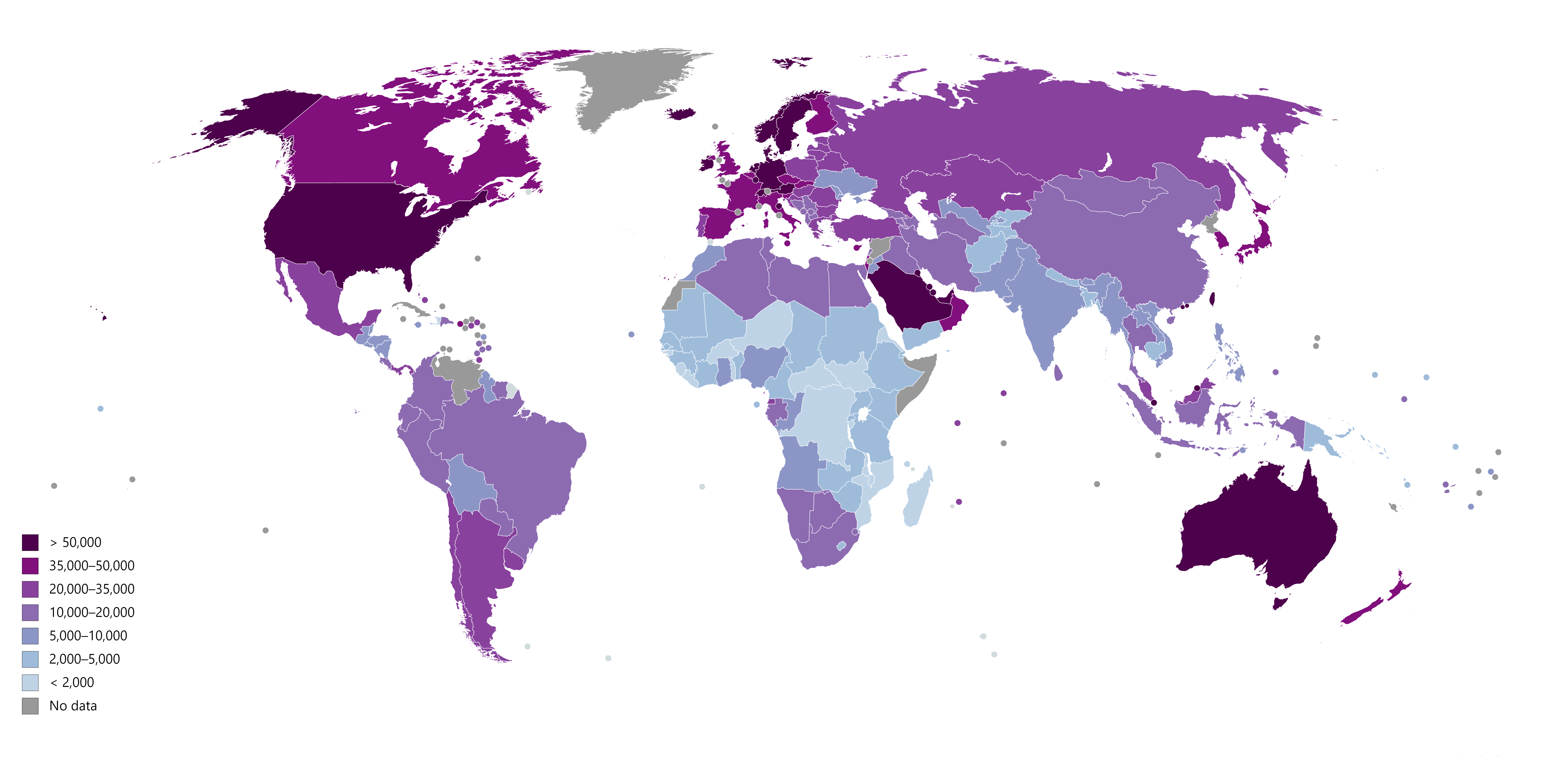 lesotho pib per capita chile banco central