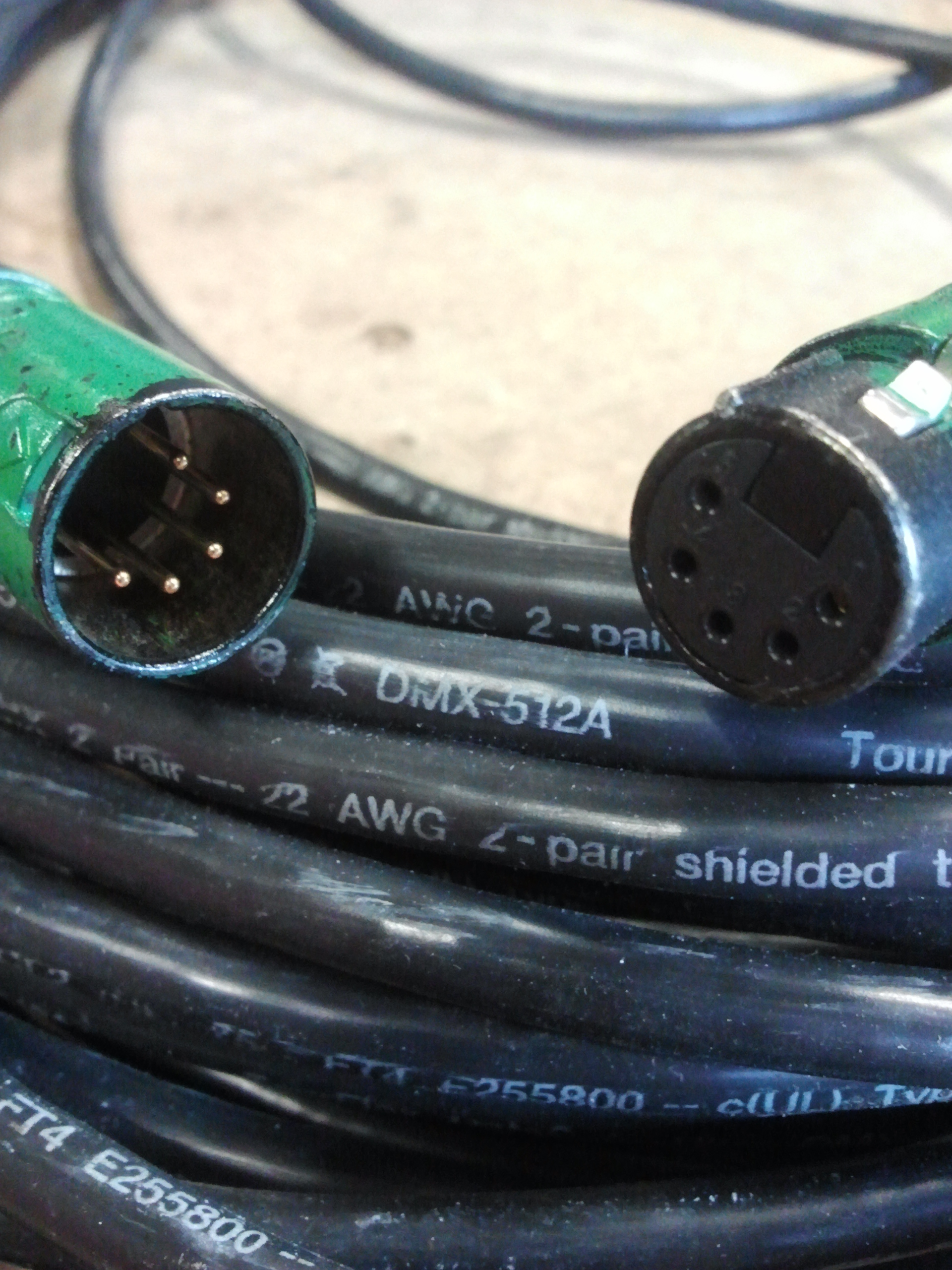 DMX Cable with XLR5 connector