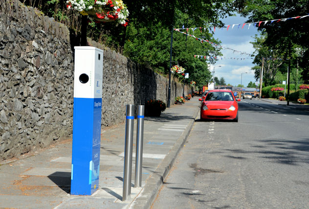 File:E-car charging point, Hillsborough - geograph.org.uk - 3573263.jpg