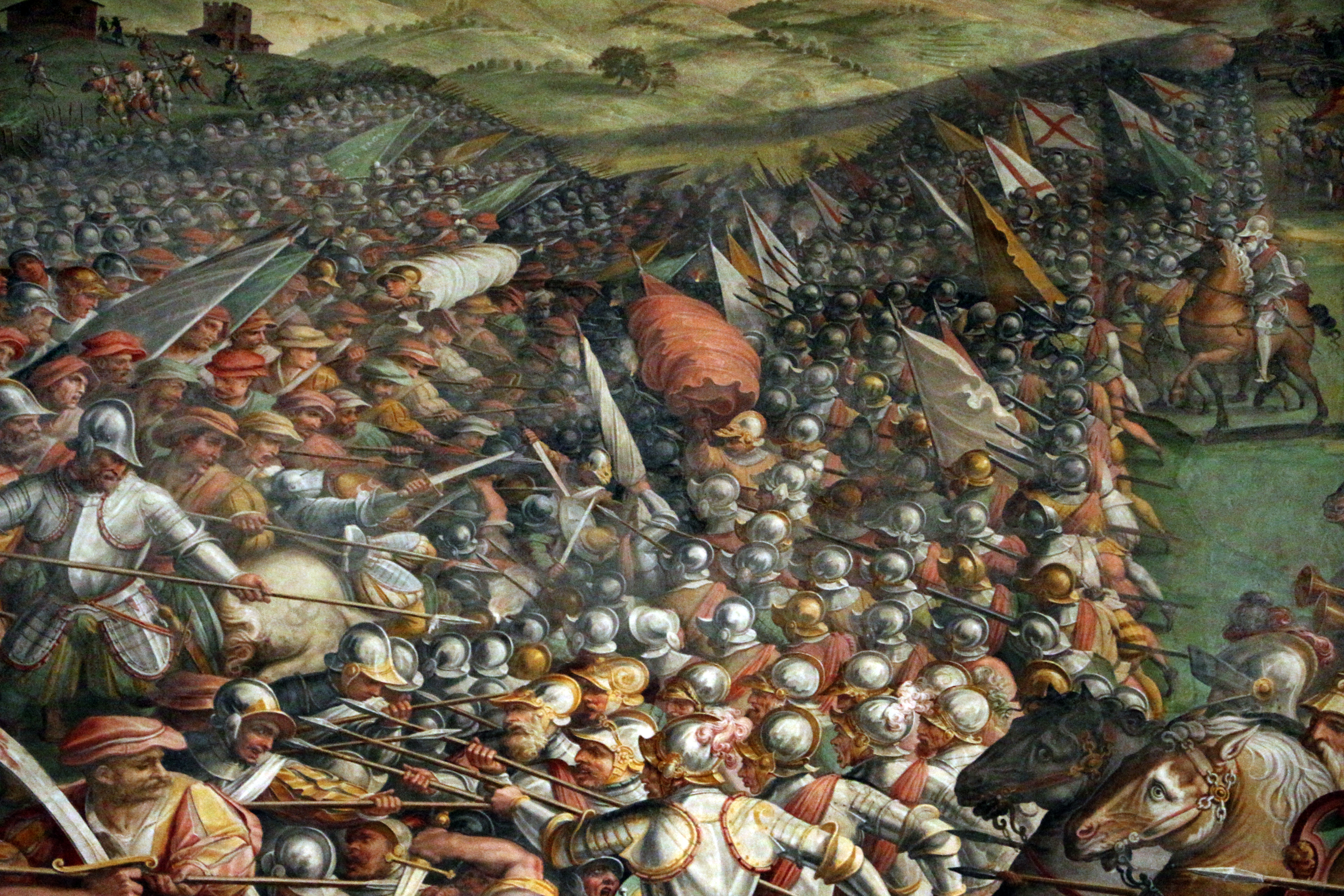 File Giorgio Vasari E Aiuti La Battaglia Di Marciano In Val Di Chiana 1570 71 09 Jpg Wikimedia Commons