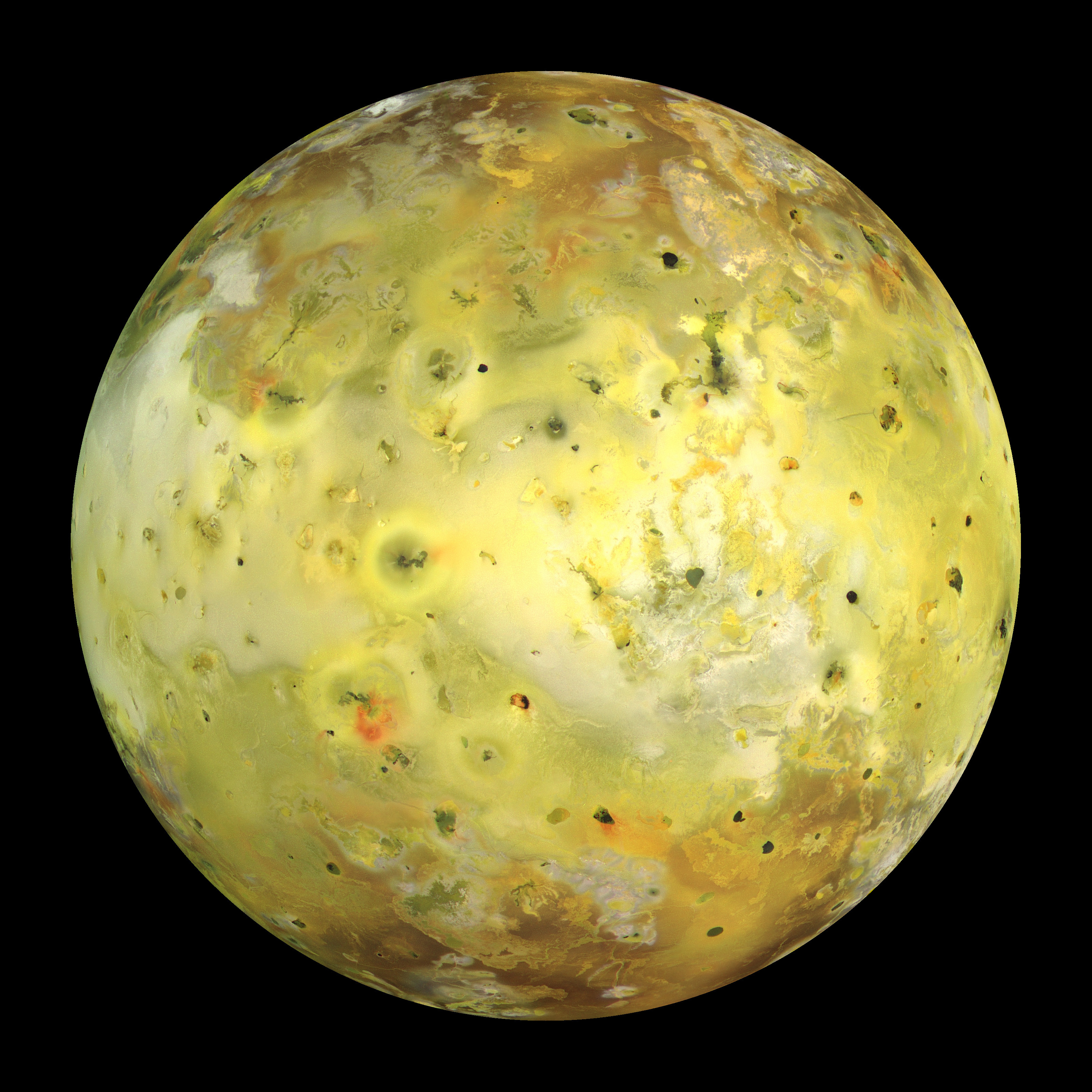 Månen Io är den tredje största av Jupiters månar
