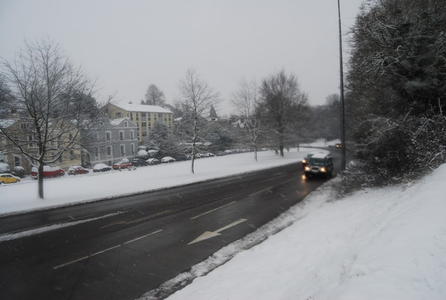 File:London Rd, A26 in a snow storm - geograph.org.uk - 1149763.jpg