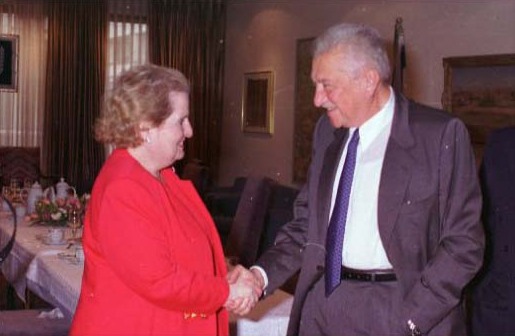 File:Madeleine Albright with President Ezer Weizman.jpg