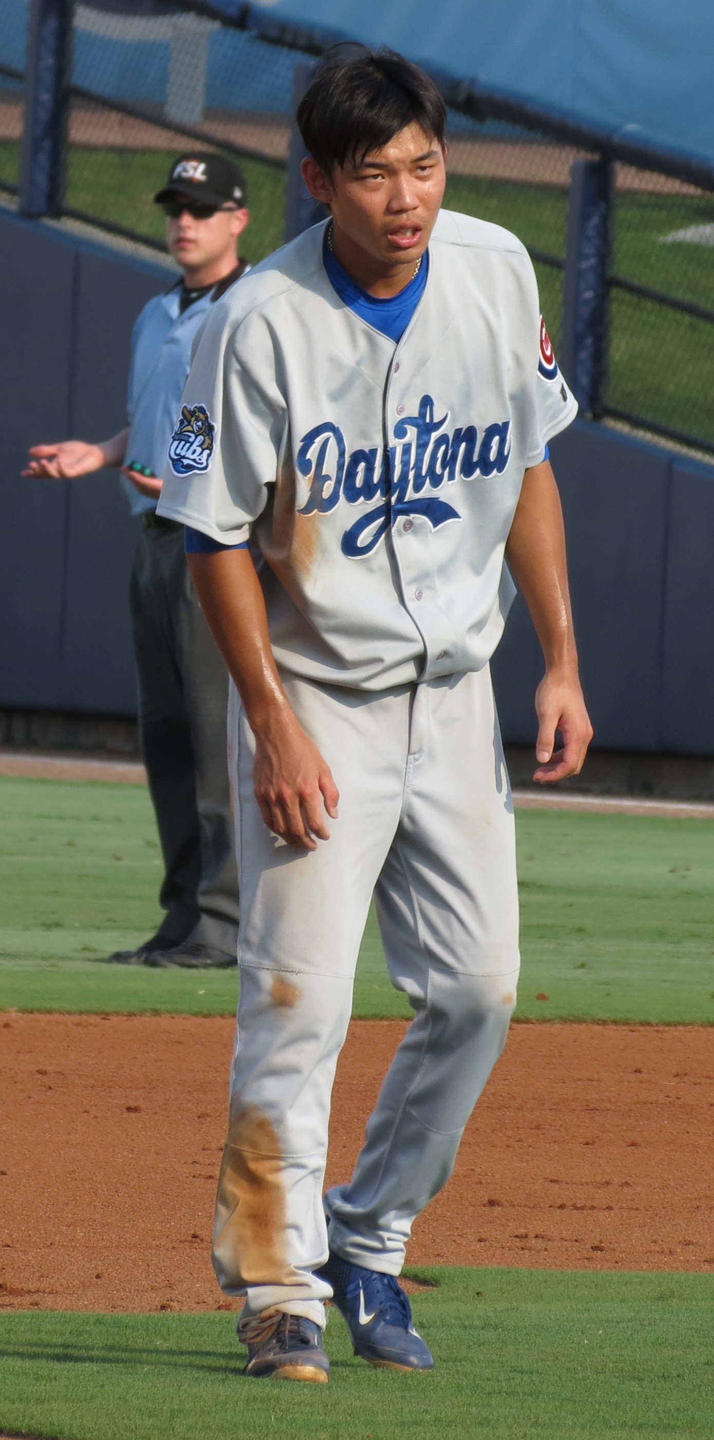 File:Pin-Chieh Chen playing for the Daytona Cubs in 2013 (1).jpg -  Wikimedia Commons