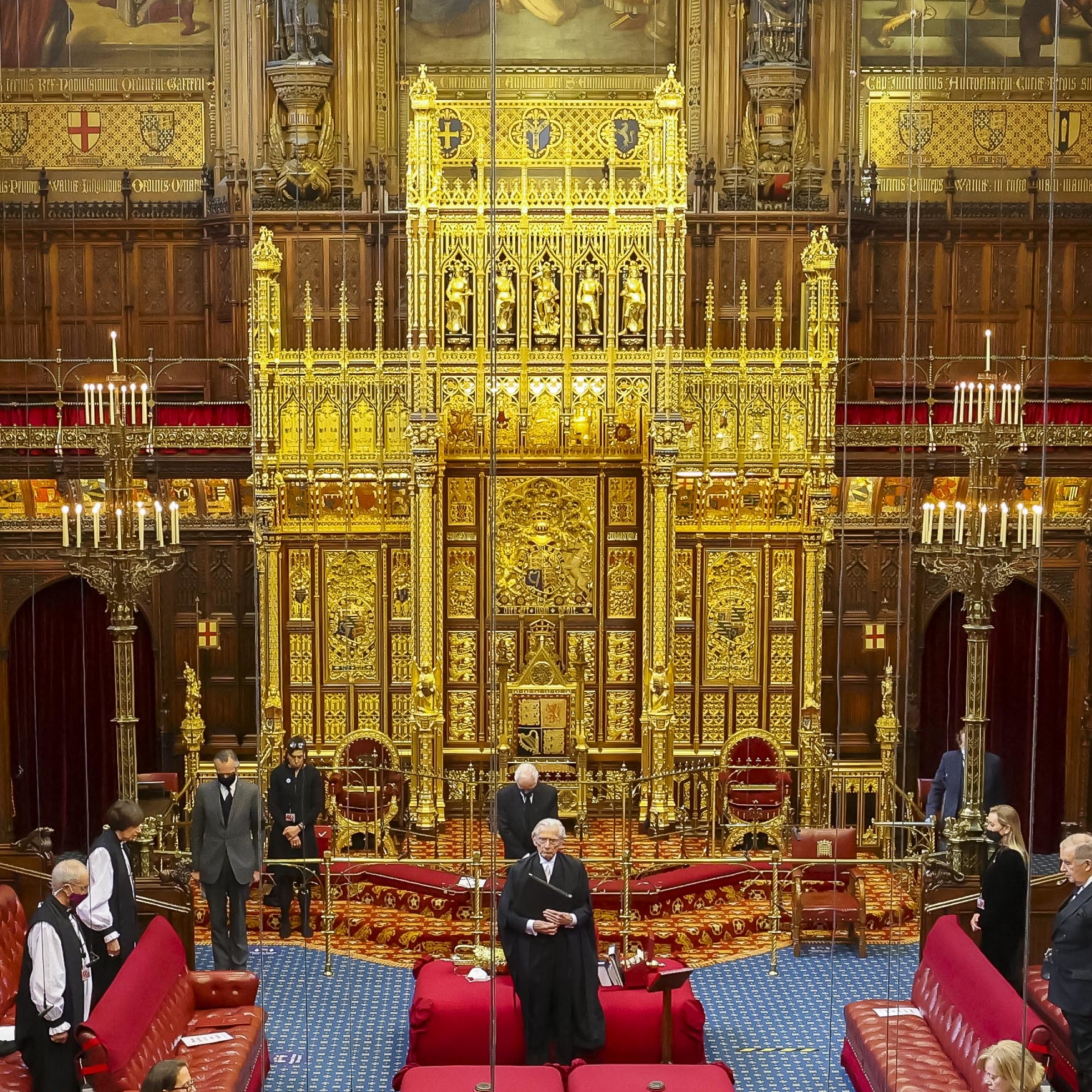 The Sovereign's Throne in the [[House of Lords