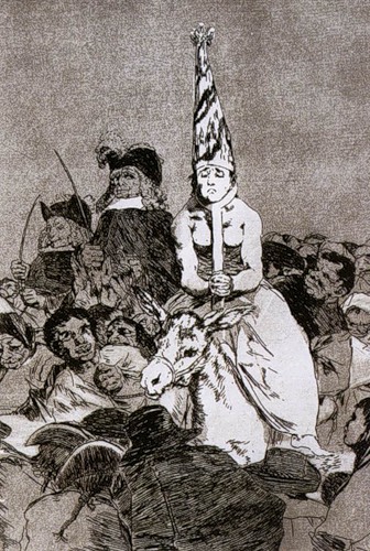 There was no remedy, from Los Caprichos, 1797–98, by Francisco de Goya.