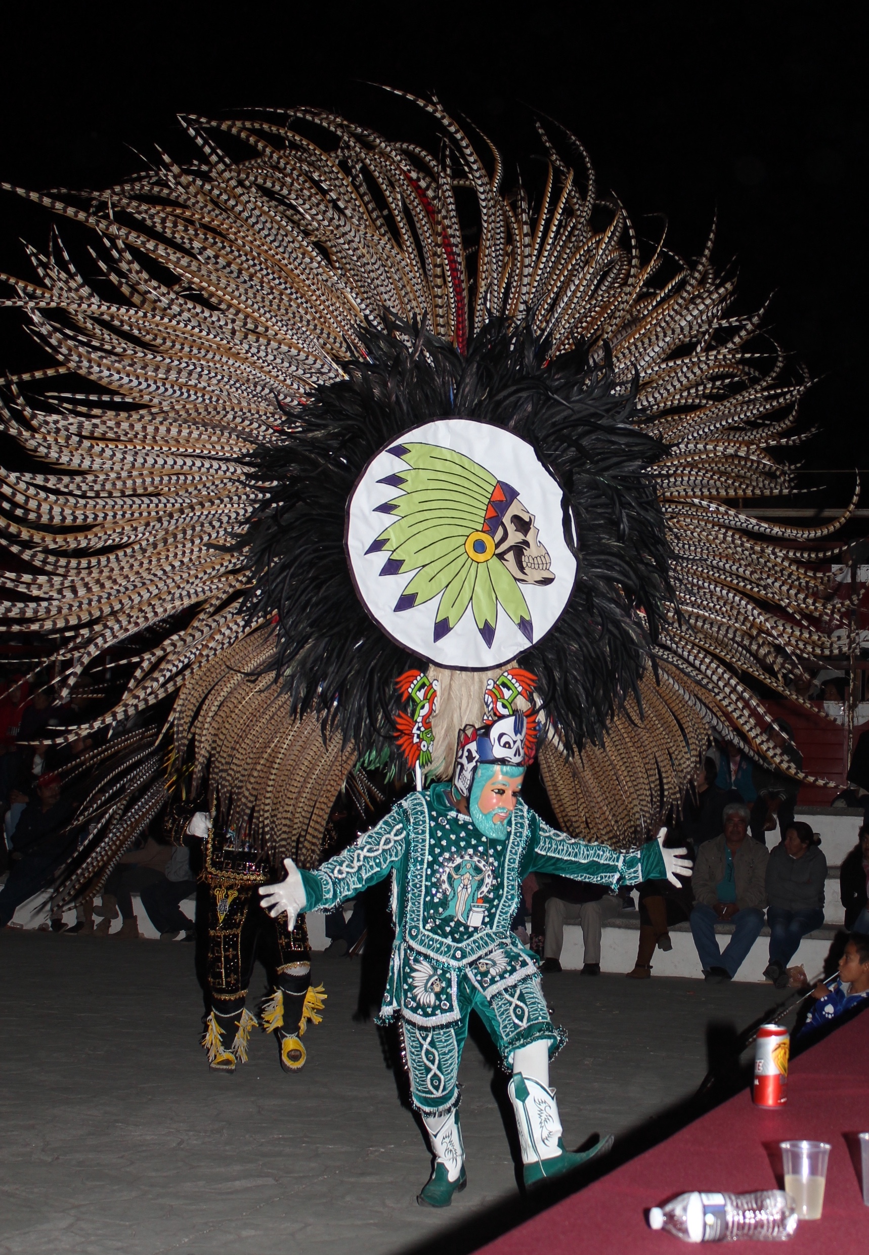 La corona de plumas del Papa en Canadá