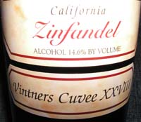 A varietal Californian wine, a Zinfandel. Cuvee.jpg