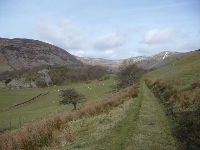 File:Farm track near Castell y Bere - geograph.org.uk - 1730508.jpg