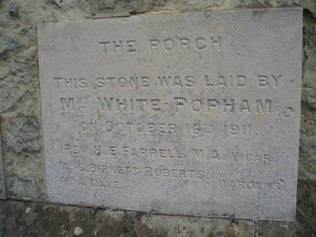 File:Foundation Stone for St Paul's Shanklin - geograph.org.uk - 648700.jpg