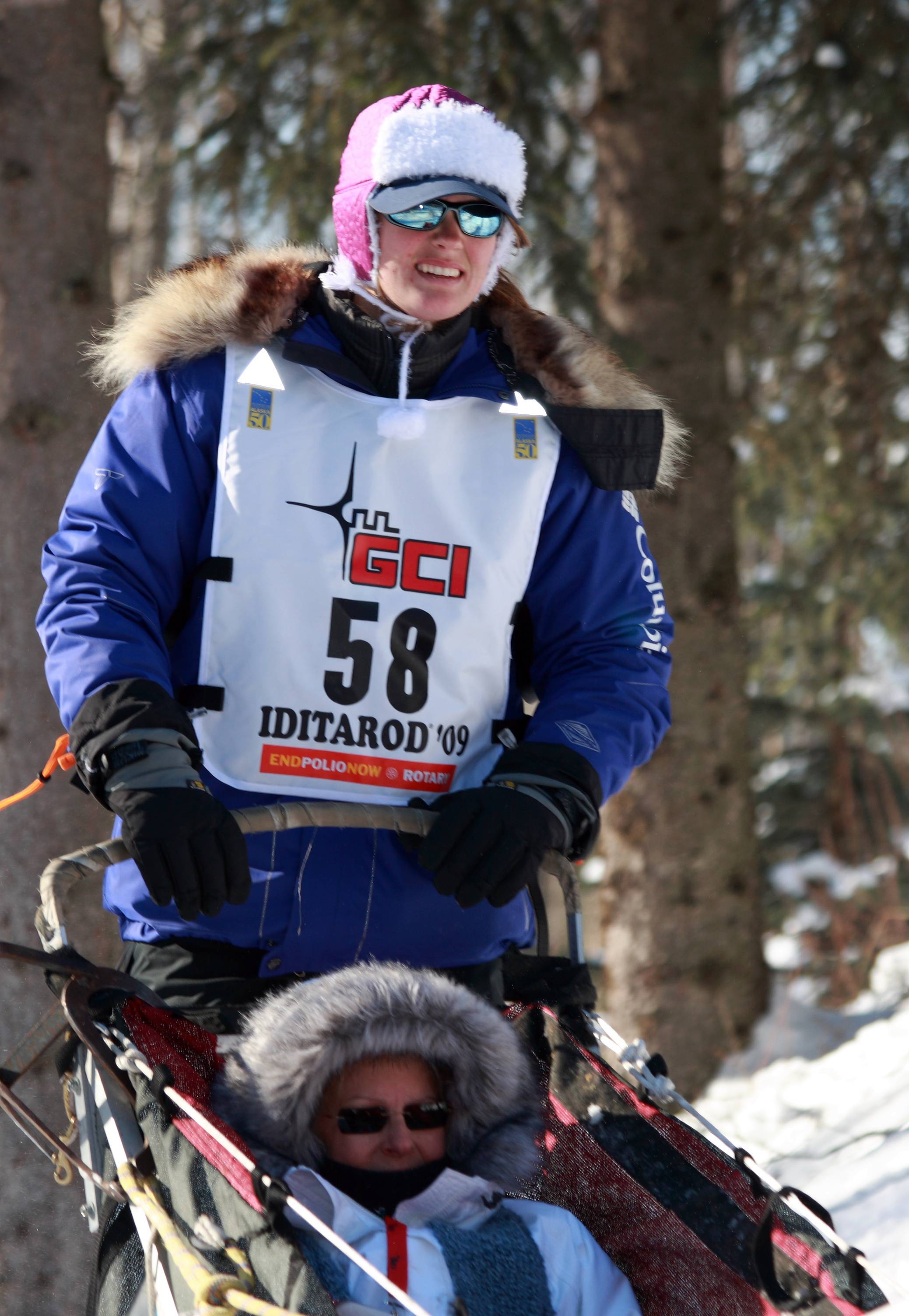 Rachael Scdoris - 2009 Iditarod Ceremonial Start in Anchorage