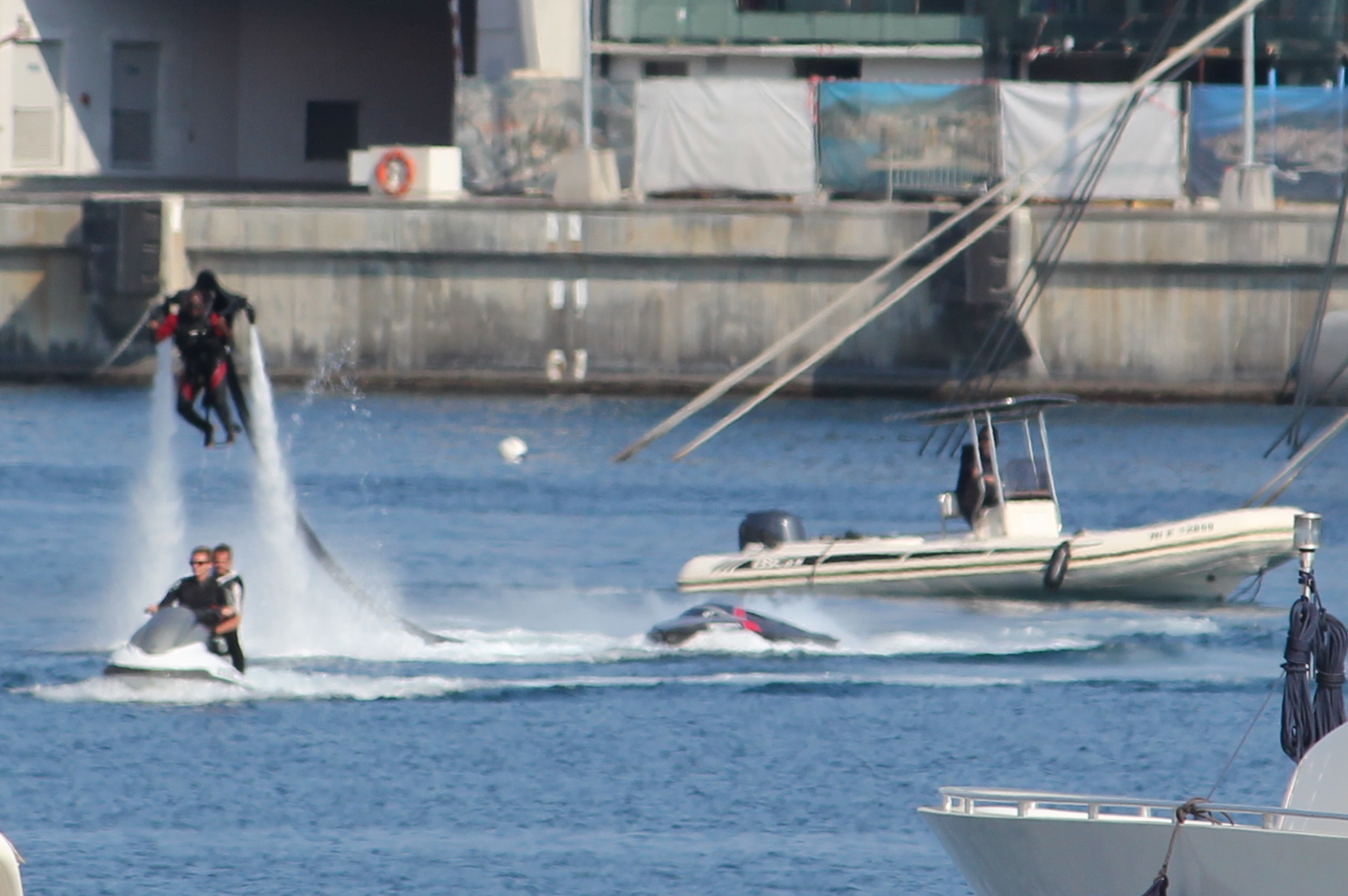 Flying With A Water-Powered Jet Pack 