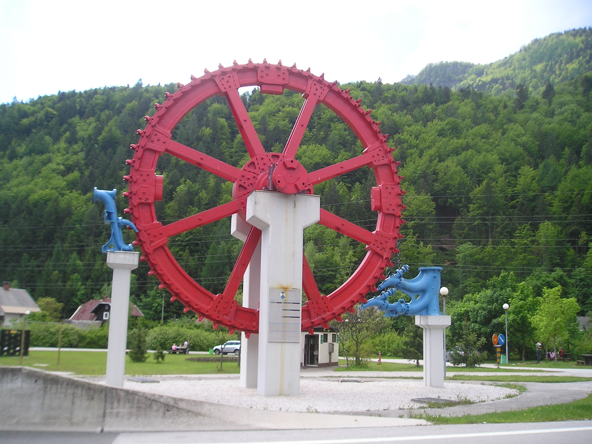 Pelton wheel turbine in Jesenice