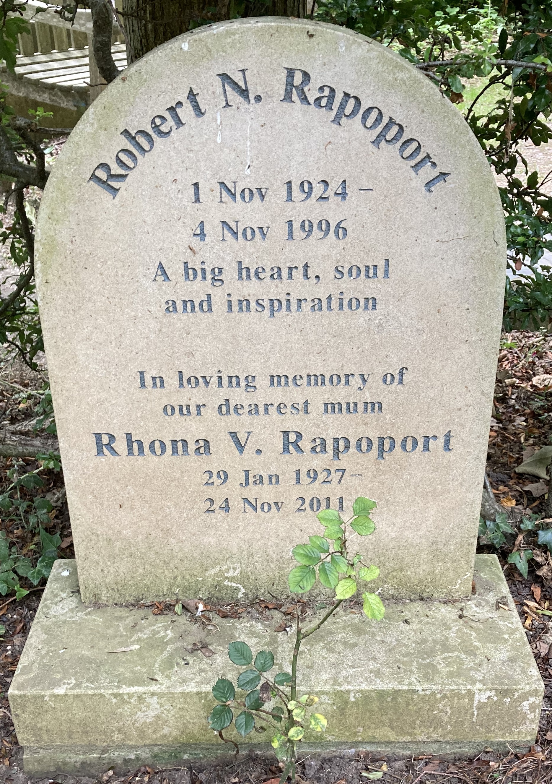 Grave of Rhona Rapoport in [[Highgate Cemetery