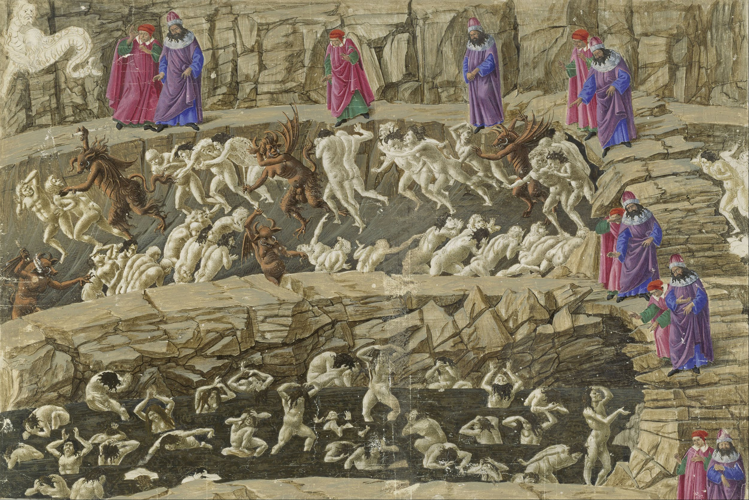 Museum Art Reproductions Inferno, from the Divine Comedy by Dante