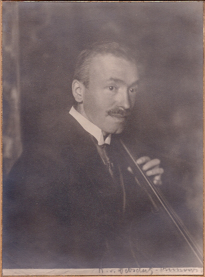 Walter Upmeyer, fotografiert um 1920 von Wanda von Debschitz-Kunowski