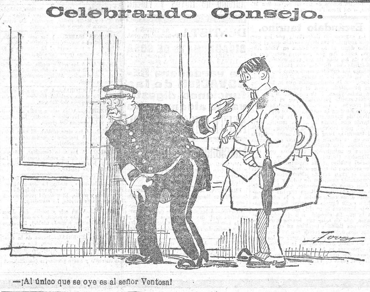 Celebrando Consejo, 19 de abril de 1918