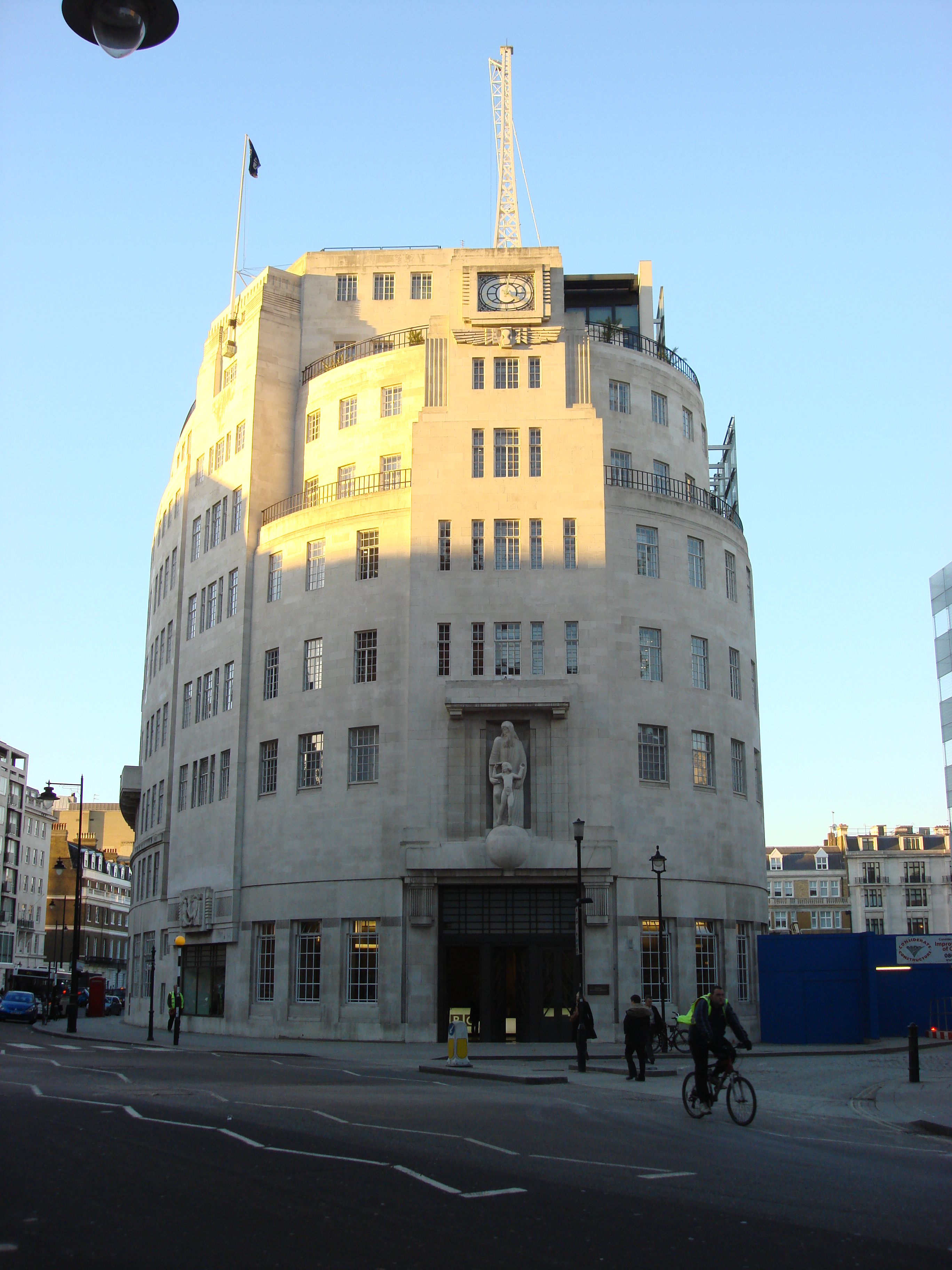 Het Broadcasting House is het hoofdkwartier van de BBC in Londen