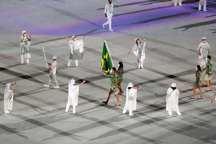 Pira Olímpica Rio 2016 é acesa em homenagem aos Jogos de Tóquio