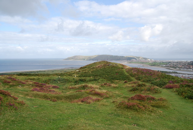 Looking towards Great Orme's Head from Conwy Mountain - geograph.org.uk - 1477928