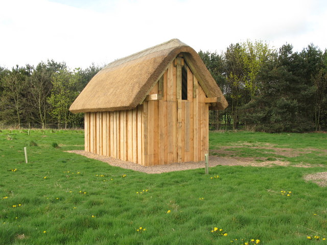 File:Maelmin - reconstruction of 'dark age' hall - geograph.org.uk - 420795.jpg