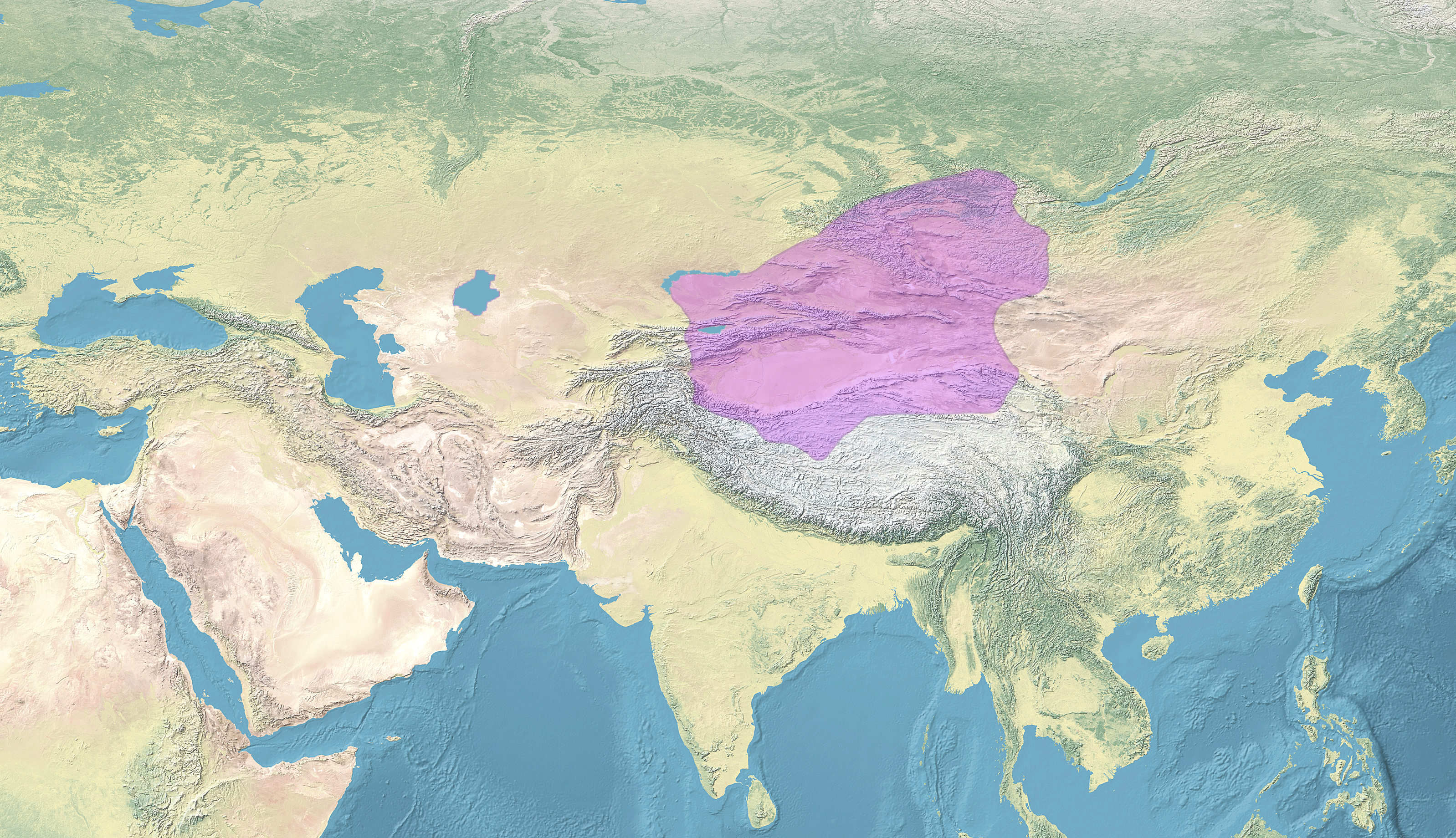 This map depicts A) the greatest extent of the Mongol Empire. B