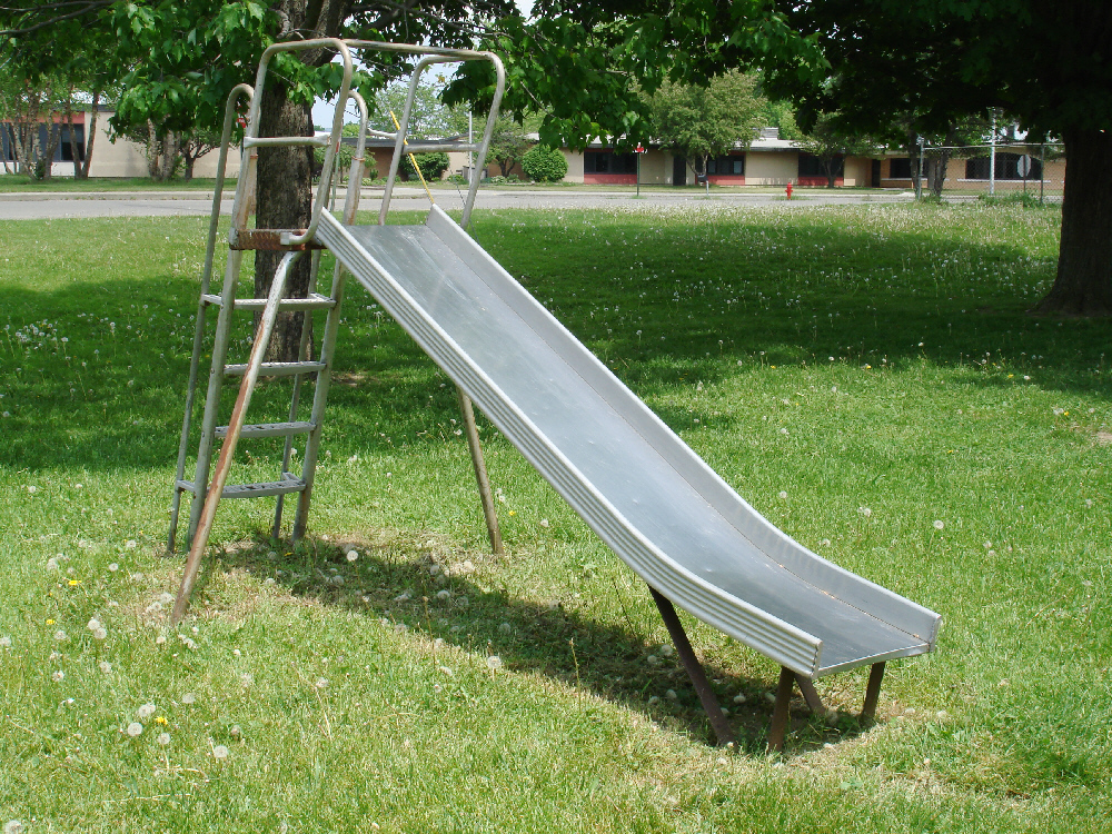 File:Playground Slide Metal.jpg - Wikimedia Commons