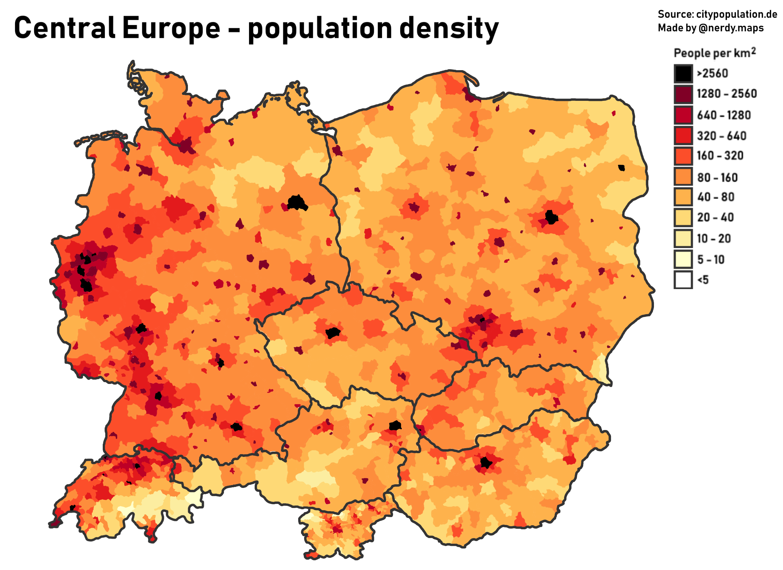 population density map europe