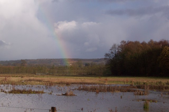 Rainbow over Hothfield Common - geograph.org.uk - 1601814