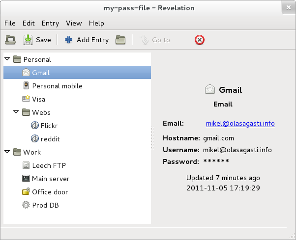 File:Revelation Password Manager main window.png - Wikipedia