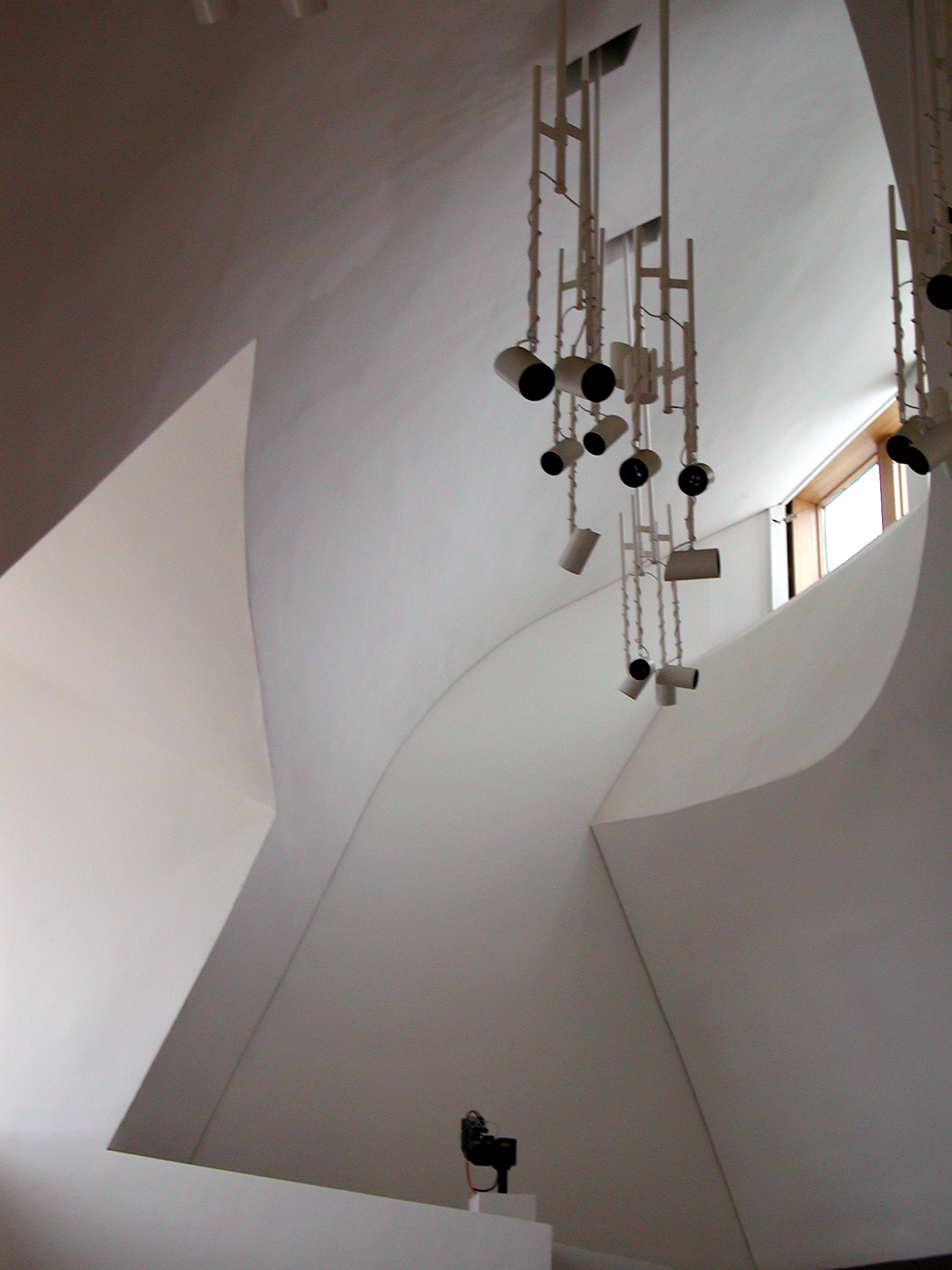 The [[Scottish Parliament Building]] committee room ceiling.