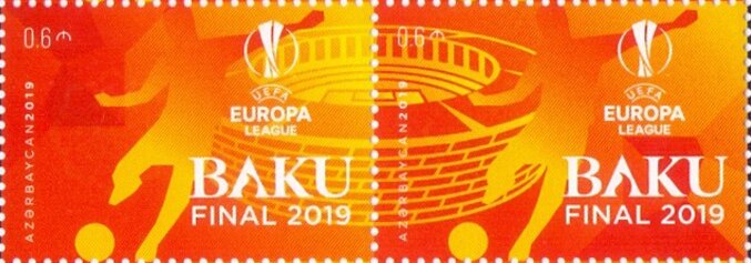 File:Stamp of Azerbaijan - 2019 - Colnect 867733 - UEFA Europa League Final Baku.jpeg