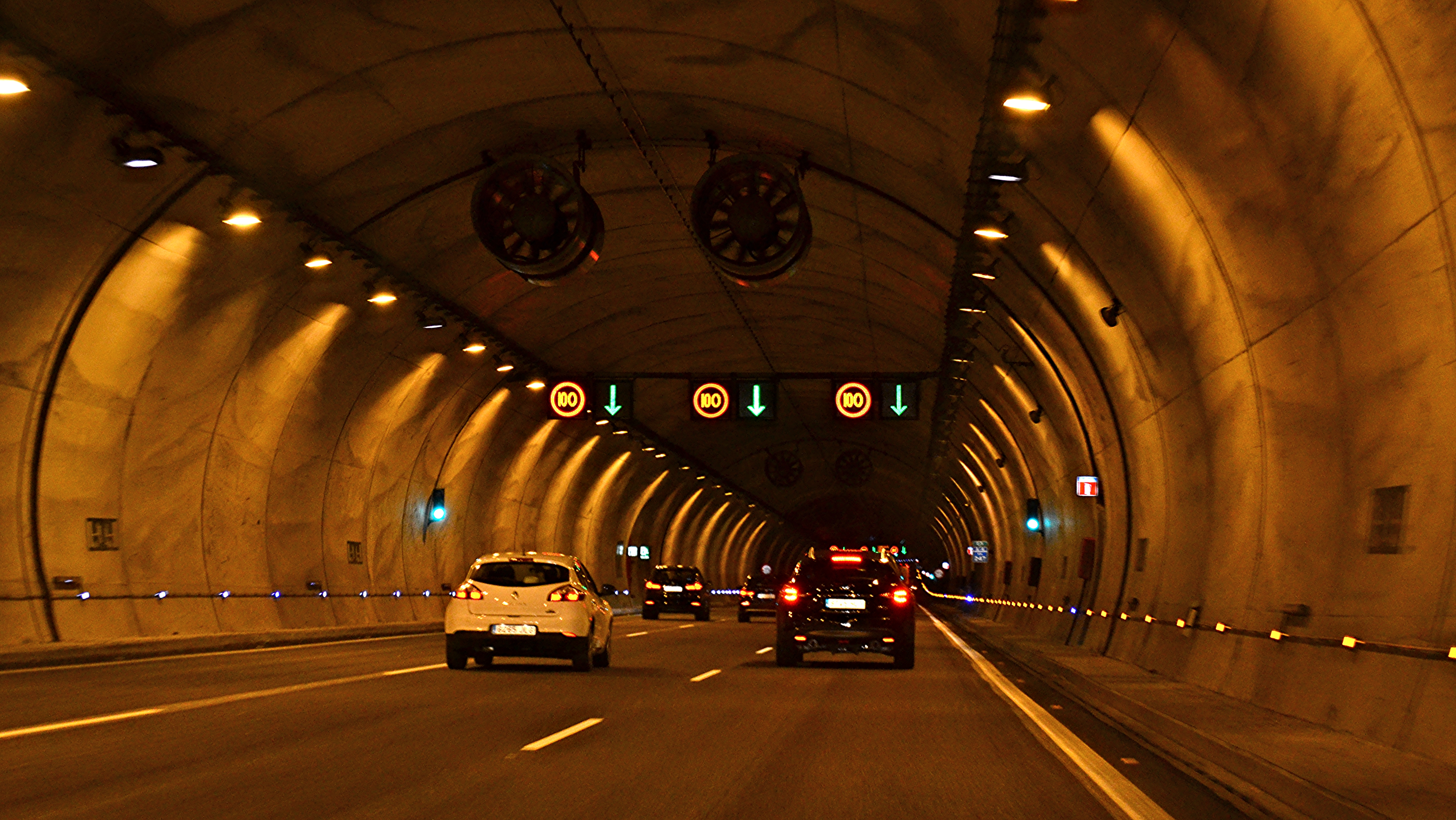 En un tunel se puede hacer una parada