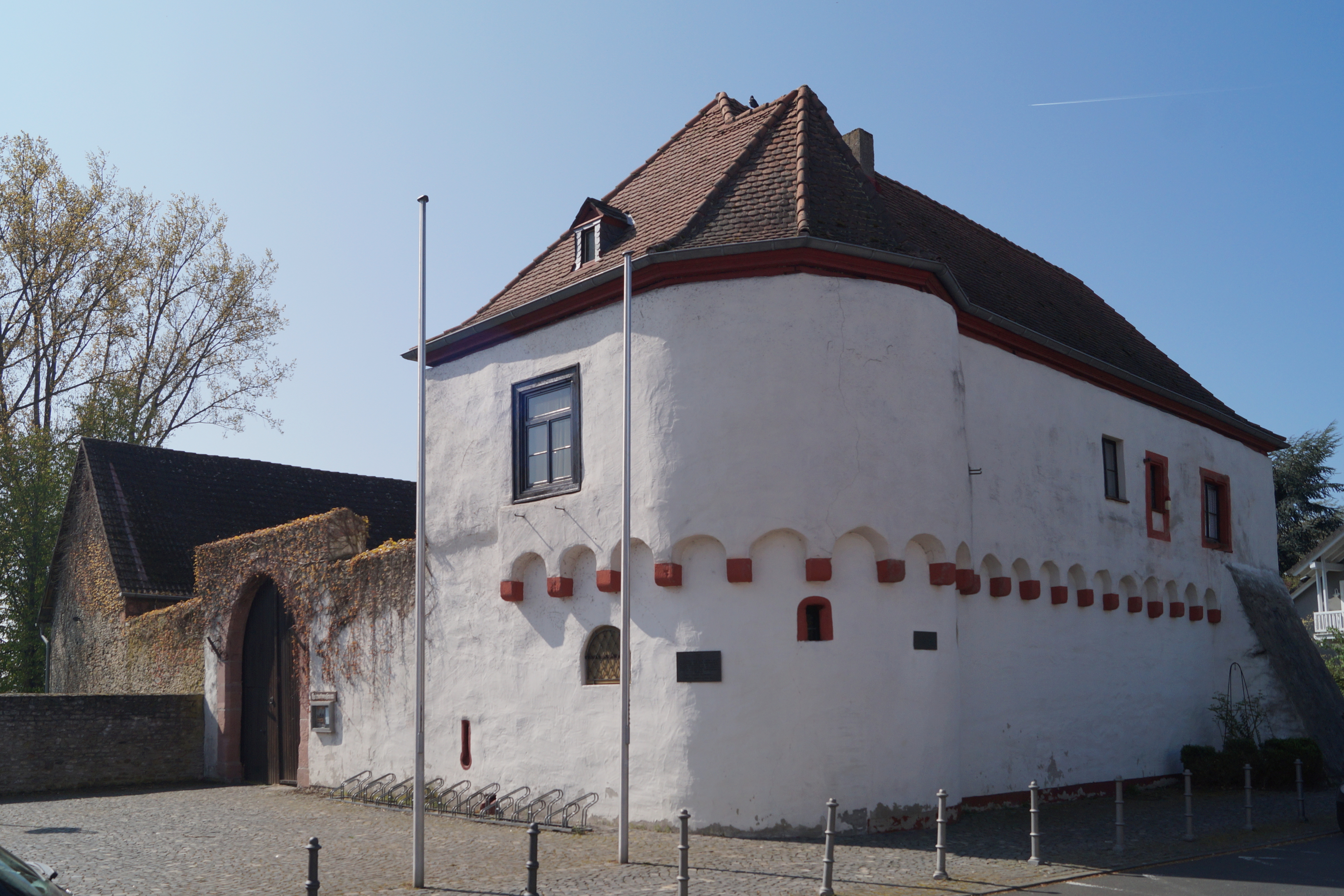 Wasserburg Rückingen, Ansicht von NO.