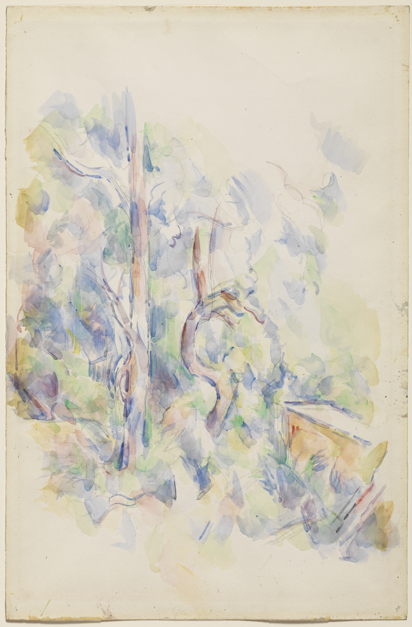 File:1900, Cézanne, Trees and Cistern in the Park of Château Noir 