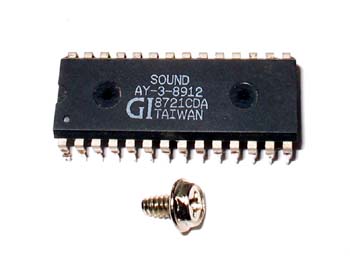 Układ scalony AY-3-8912, obudowa DIP 28-pin