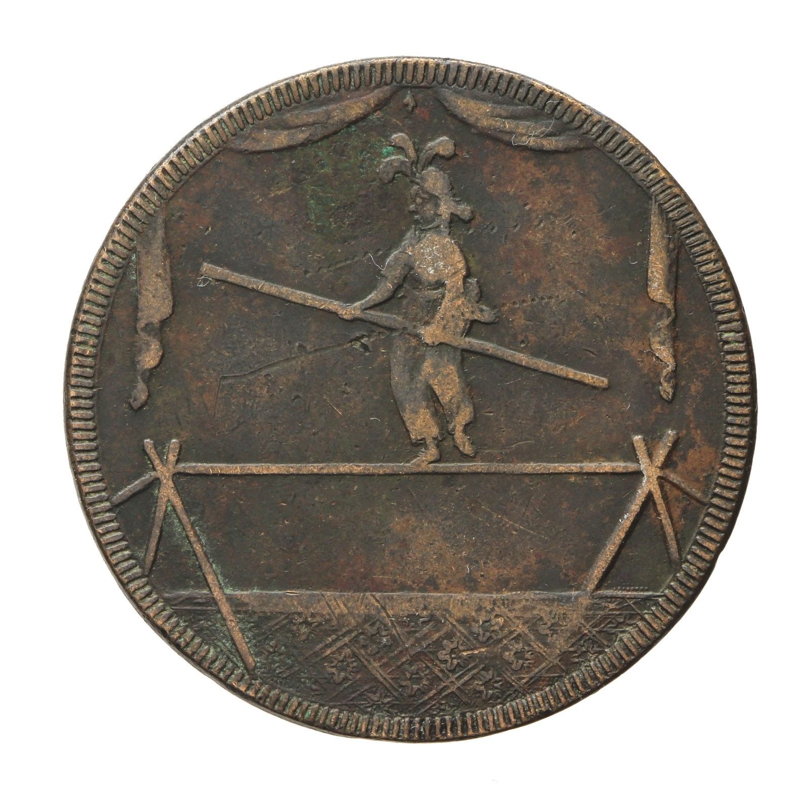 A ticket token for Bannister's shows