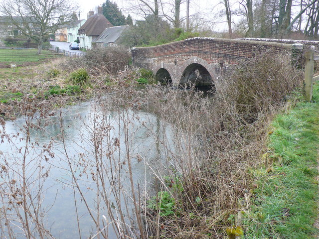 File:Bockhampton and the Frome Bridge - geograph.org.uk - 707225.jpg