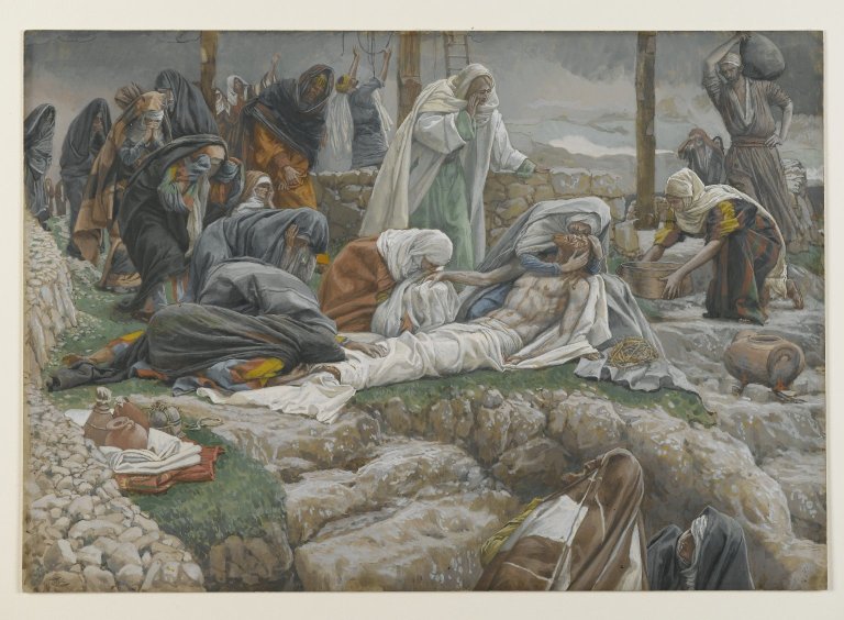 File:Brooklyn Museum - The Holy Virgin Receives the Body of Jesus (La Sainte Vierge reçoit le corps de Jésus) - James Tissot.jpg