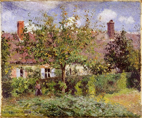 File:Camille Pissarro - Vieilles maisons à Éragny 1884.jpg