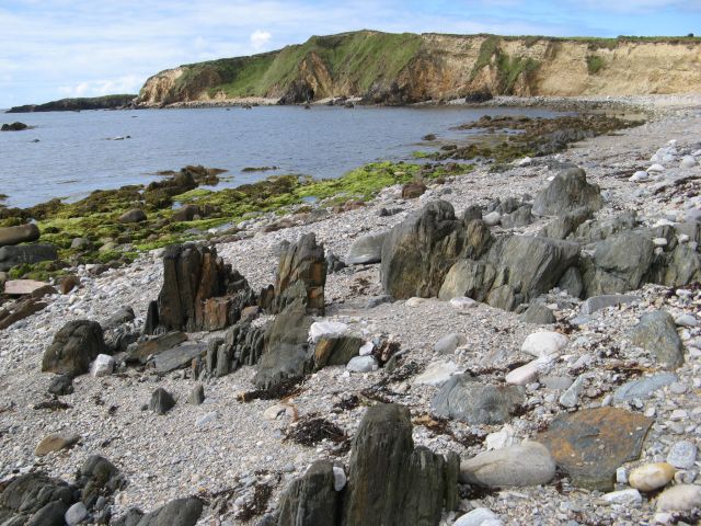 Eroding drumlin - geograph.org.uk - 4626394