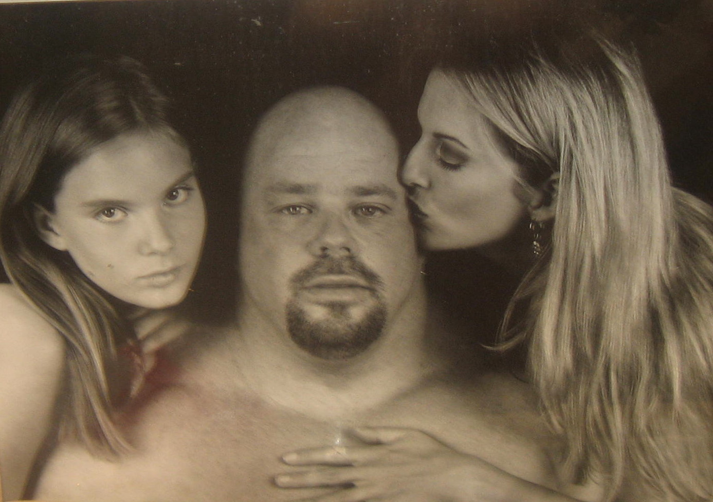 Swenson with his wife and daughter in 1996