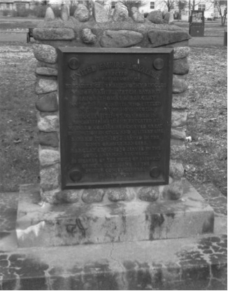 Monument to Samuel Bayard of the King's Orange Rangers, Middleton Park, [[Middleton, Nova Scotia