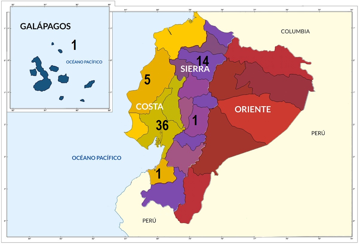 Mapa de Ecuador | Dictionary Bank