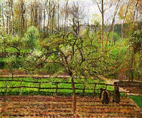 File:Pissarro - spring-gray-weather-eragny-1895.jpg