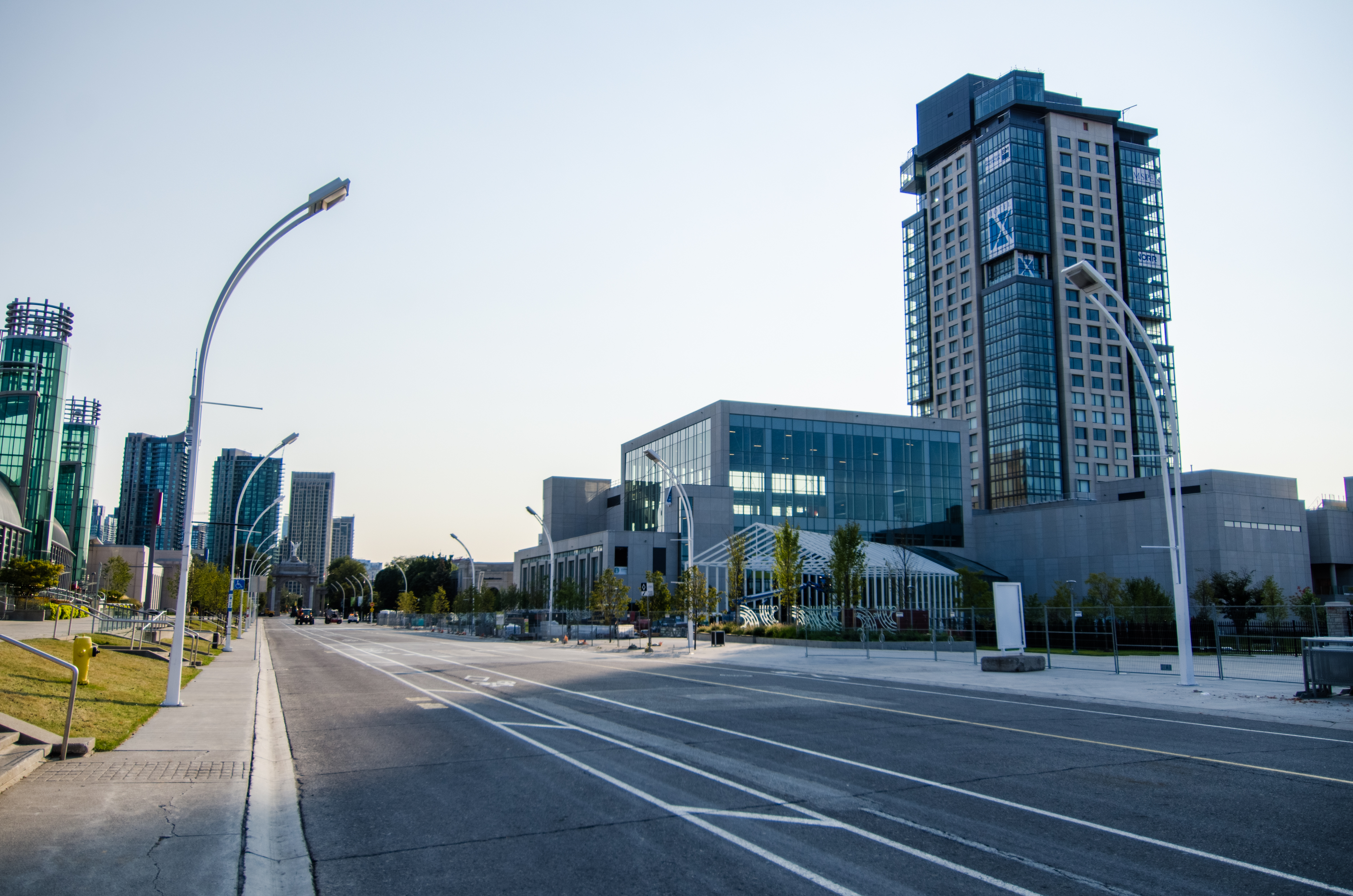 A view of Princes’ Blvd. at Exhibition Place in 2017